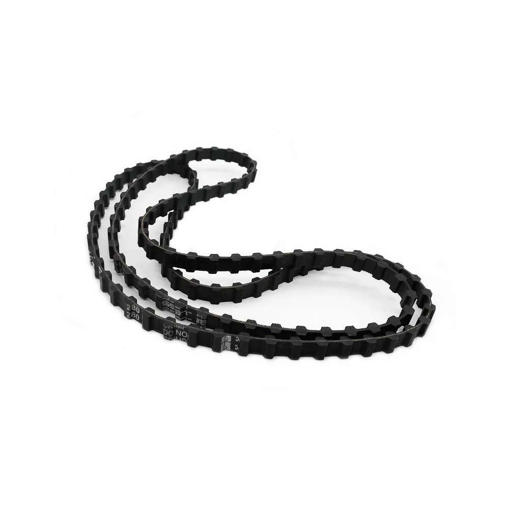 Double Sided Trapezoidal Tooth DH Type Perimeter=240DH~600DH Black Rubber Ring Synchronous Belt Width 10/25/30/38mm Pitch 12.7mm