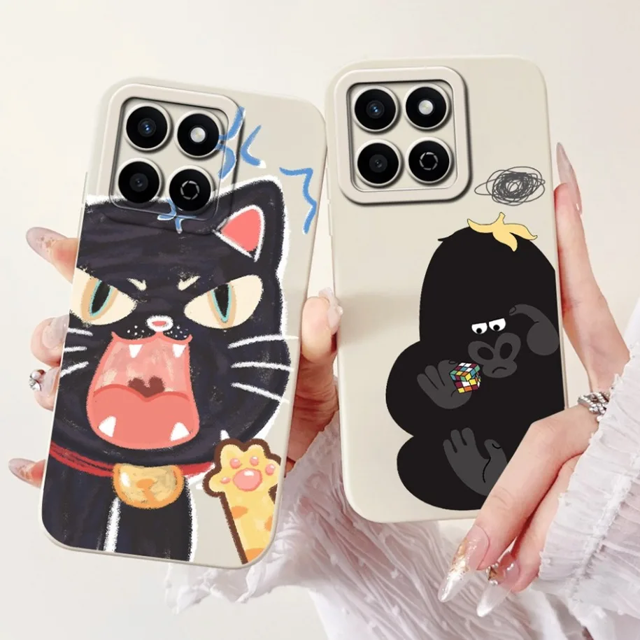 Cute Panda Cartoon Soft Silicone Matte Phone Case - Durable Protective Cover