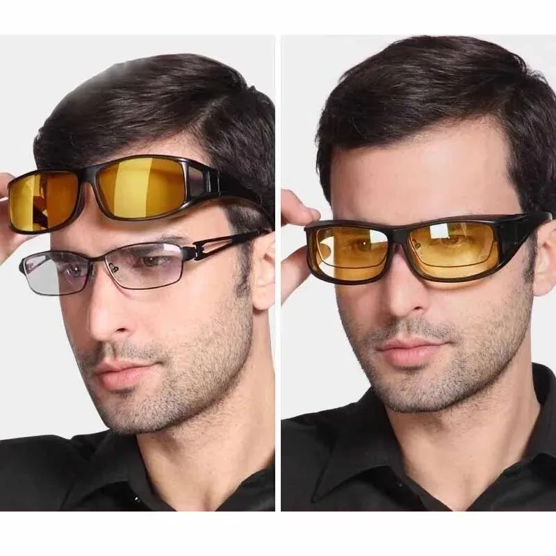 Car Night Vision Goggles Anti-Glare Sunglasses UV Protection Eyewear Motorcycle Driving Glasses