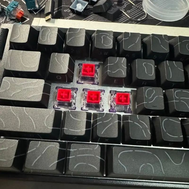 R53C Responsive Stille Keyboards Switches mit Metallverstärkung zum Spielen und Codieren – Detail 9