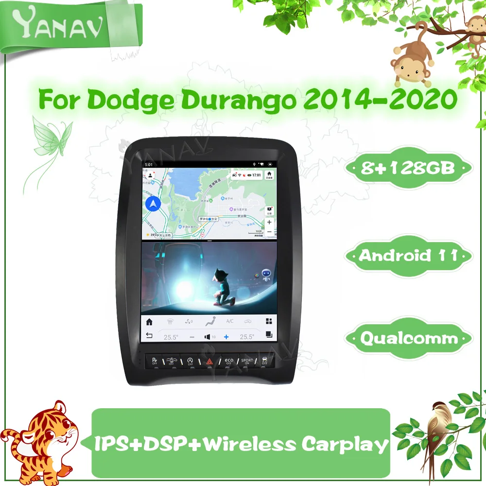 Android 11 Car Radio For Dodge Durango 2014 2020 GPS