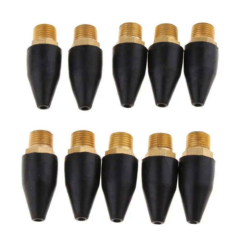 

Rubber / Brass Tip for Air Blow 1/8 Inch NPT Male -(f 10pcs)