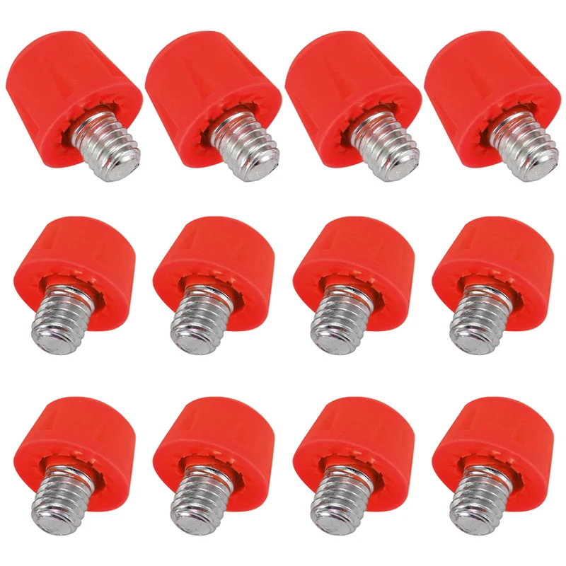 12Pcs Football Boot Studs Non Slip Thread Screw M6 Replacement Spikes for Adidas
