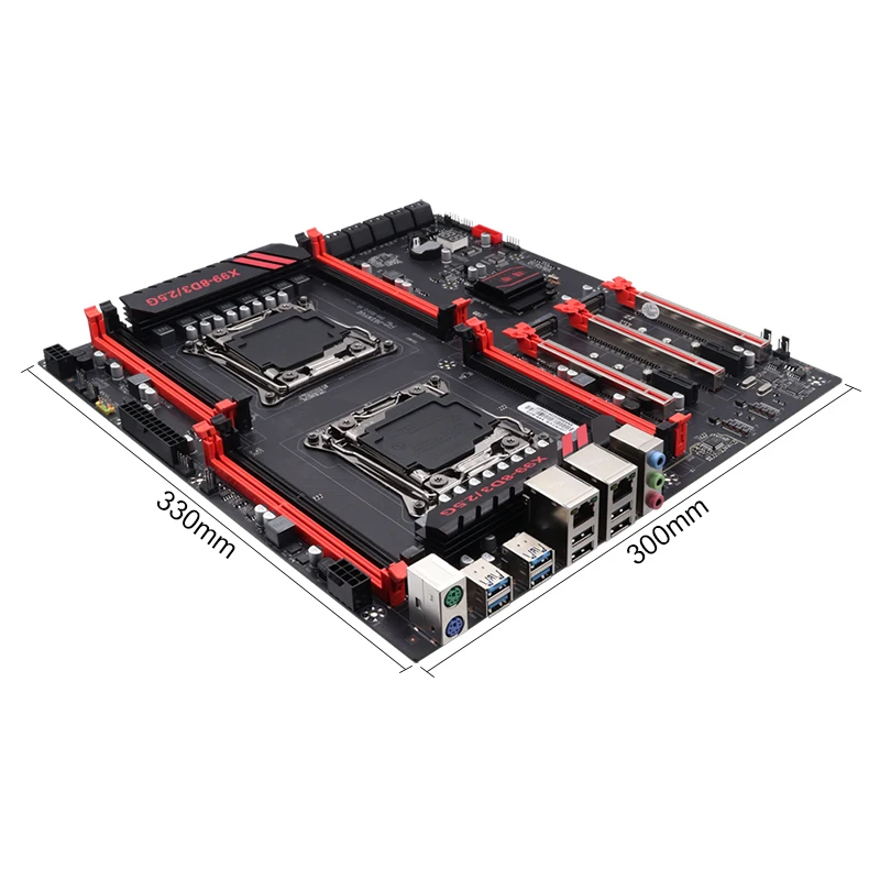 X99 Motherboard Dual CPU M.2 LGA 2011 V3 E-ATX USB3.0 SATA3 8 DIMM