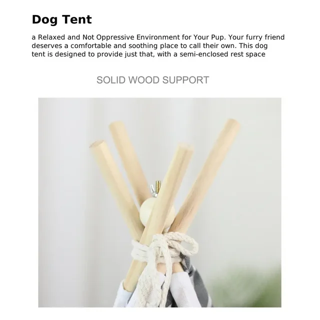 Extra Large Dog Tent - Perfect for Unrestricted Rolling Pet Tent Install A Stabilizer To Prevent Easy Collapse Dog Tent 5
