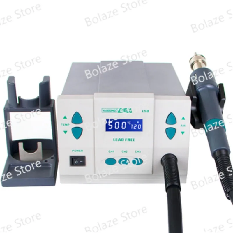 

Original 1000W220/110V 861DW HeatGun Lead Free Hot Air Soldering Station Microcomputer Temperature Rework Station+3nozzle