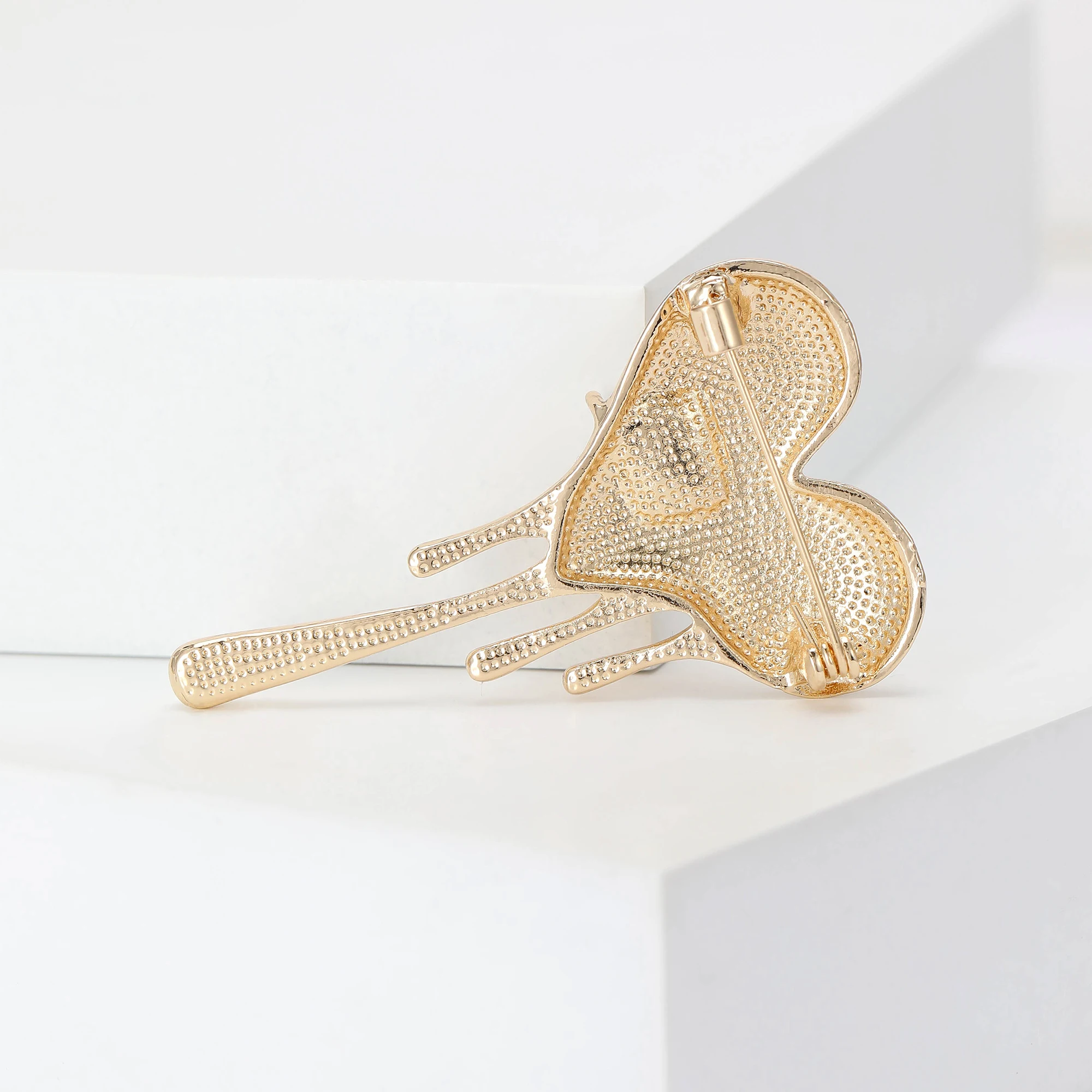 Romantische Valentinstag Strass Herz Brosche für Frauen Unisex Emaille Liebe Pins Büro Party Freund Geschenke Schmuck Zubehör – Detail 20