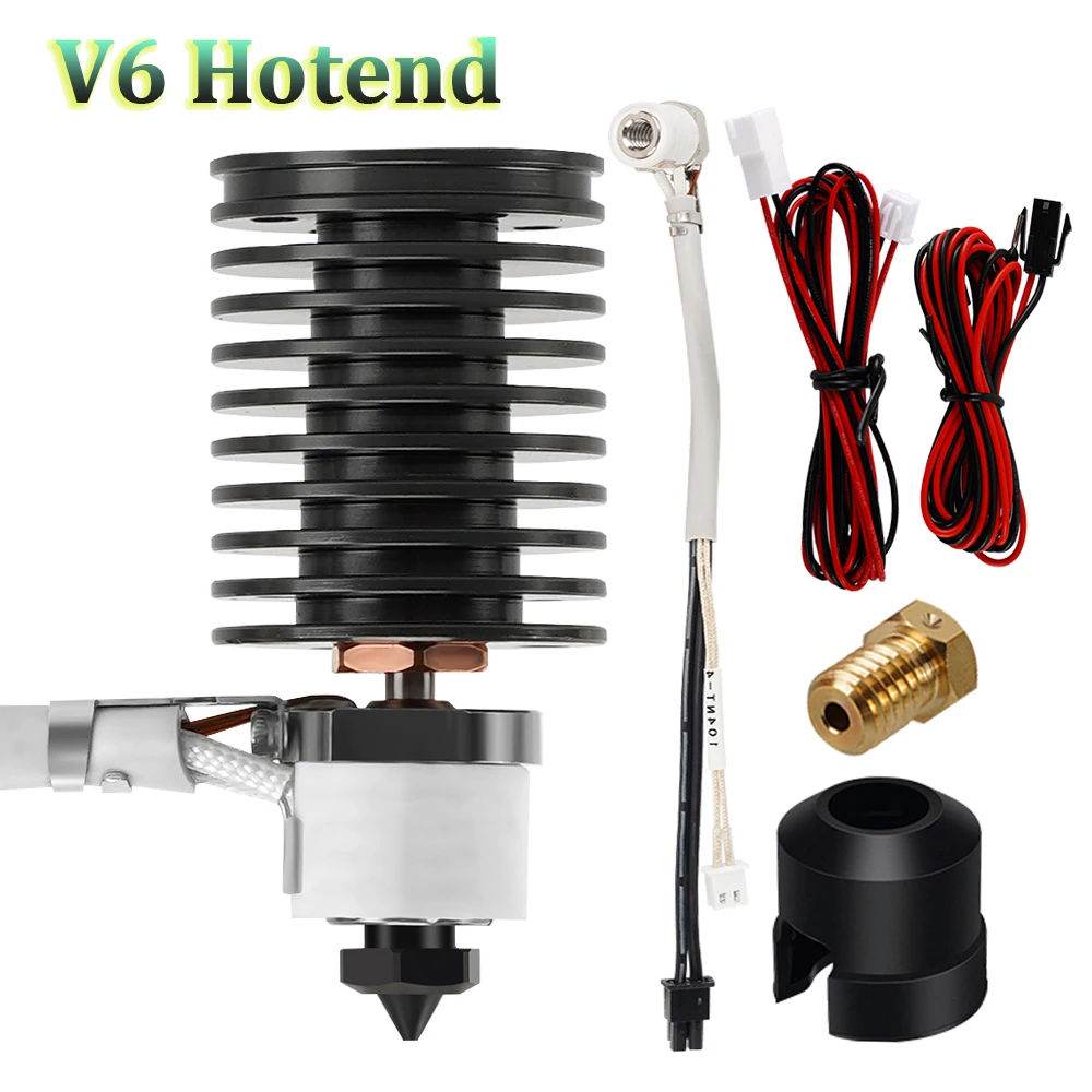 EMagTech V6 J-Head Hotend Kit – Kompatibel Mit Voron 2.4 & Prusa I3, Inkl. 0,4mm Düse Und Heizblock