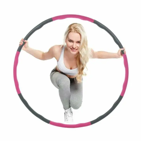 Adjustable Detachable Fitness Hula Ring Circle Weighted Exercise Hoops for Adult and Kids