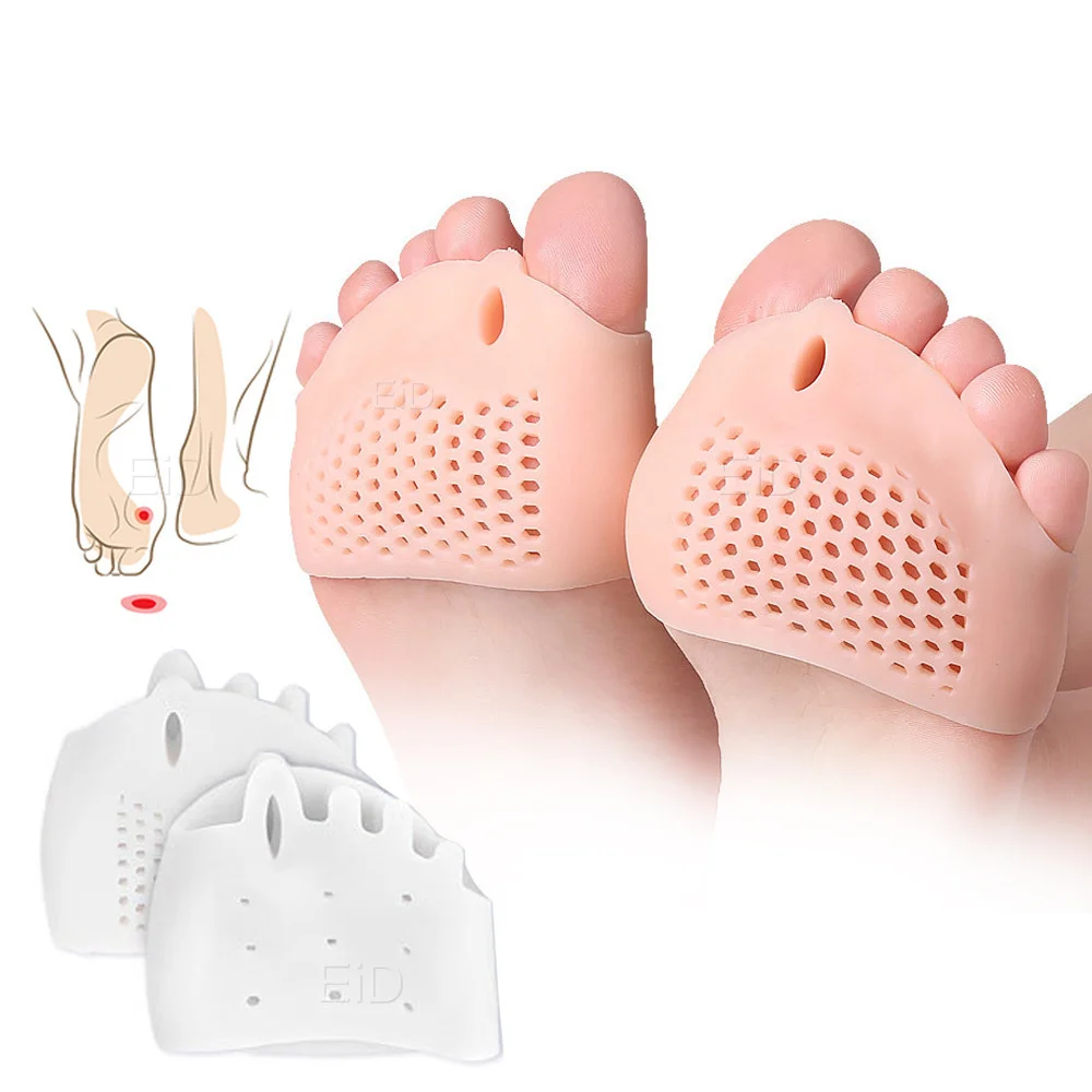 EiD Silikon-Vorfuß-Mittelfußpolster, Schmerzlinderung, Orthesen, Fußmassage, Anti-Rutsch-Schutz, hohe Ferse, elastisches Kissen, Fußpflege – Detail 4