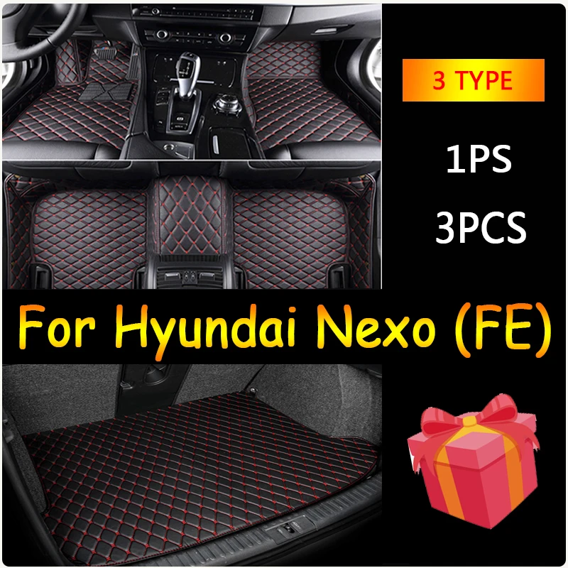 

Автомобильные коврики для Hyundai Nexo Hyeondae Negso FE 2019 2020 2021 2022, 5-местный коврик, водонепроницаемые автомобильные аксессуары