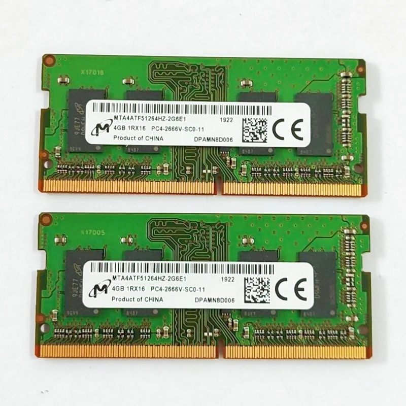 Micron RAMS DDR4 4GB 2666MHz Laptop Memory DDR4 4GB 1RX16 PC4