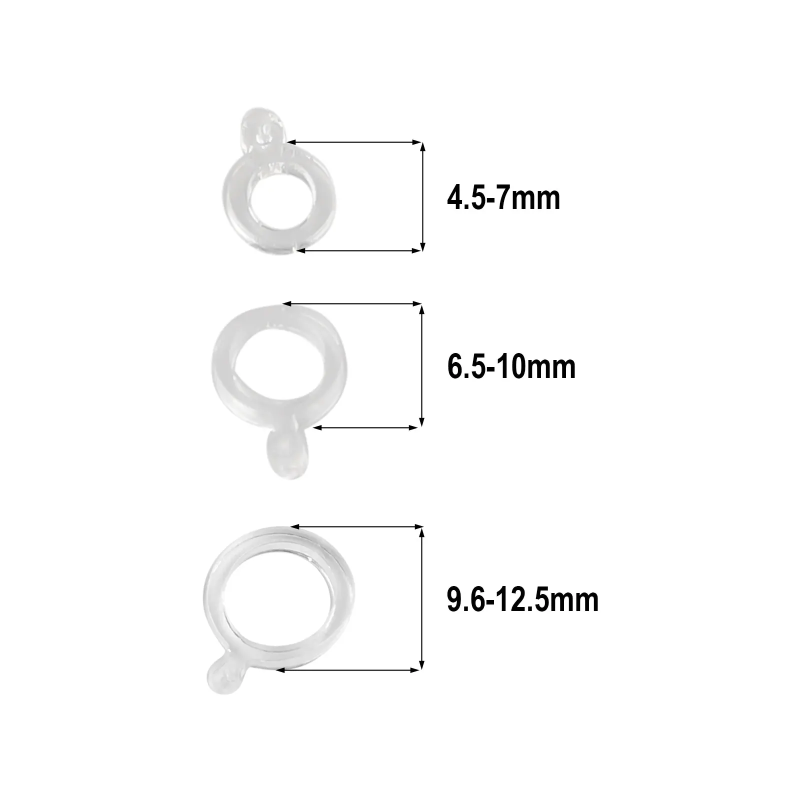 100Pcs Pellet Bait Bands Elastic Bands For Carp Fishing Hair Rig Hooks Carp Coarse Terminal Tackle Carp Fishing Tackle Accessory