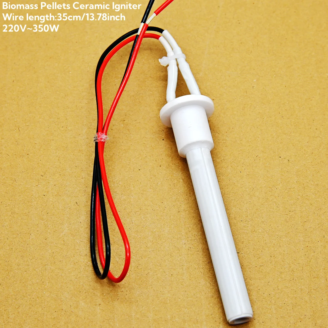 220V 350W Biomass Pellet Furnace Ceramic Igniter for Wood Pellet Stove Igniter for Fireplace and BBQ Ovens