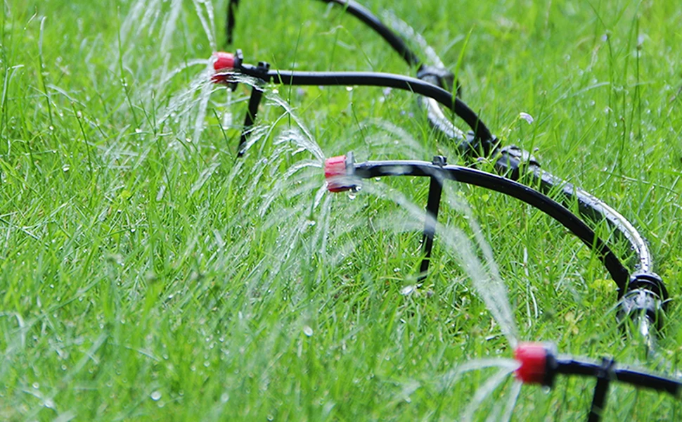 Tesmotor Kit Goutteurs Irrigation 50pcs - Arrosage 360° Réglable Pour Tubes 4mm/7mm - Jardin, Potager, Plantes