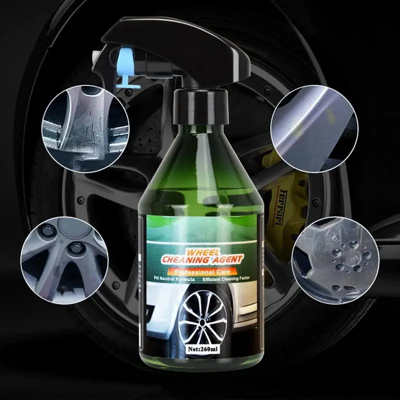 Car Rim Cleaner Brake Dust Remover Spray For Car Wheel Portable