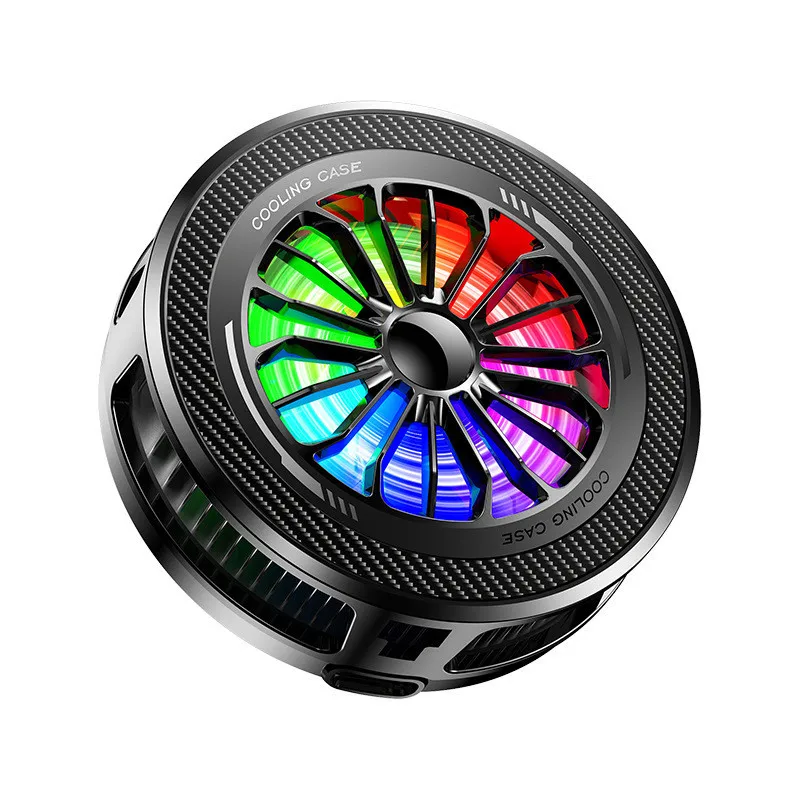 K5 모바일 쿨러 15W 저소음 냉각 반도체 방열판 게이밍 RGB 조명