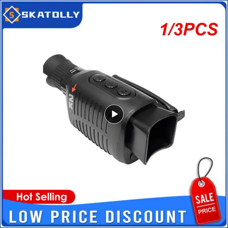 

1/3PCS Rechargable Battery 1080p High Definition Infrared Night Vision Telescope Night Vision Camera Outdoor Hunting