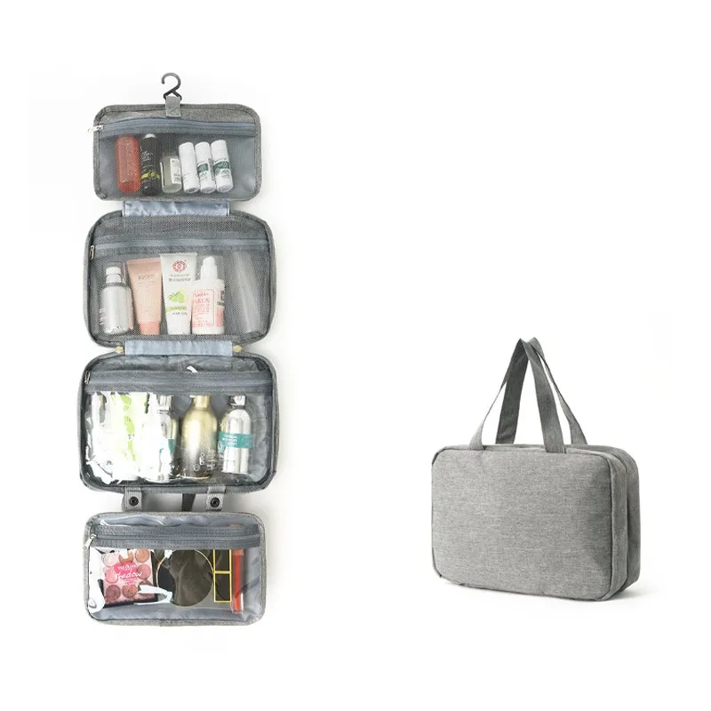 Außenhandel, grenzüberschreitend, 40 % Rabatt, Trocken- und Nassabtrennung, aufhängbar, mehrfarbig, Aufbewahrung, Kosmetik, tragbare Waschtasche, Kosmetik – Detail 2