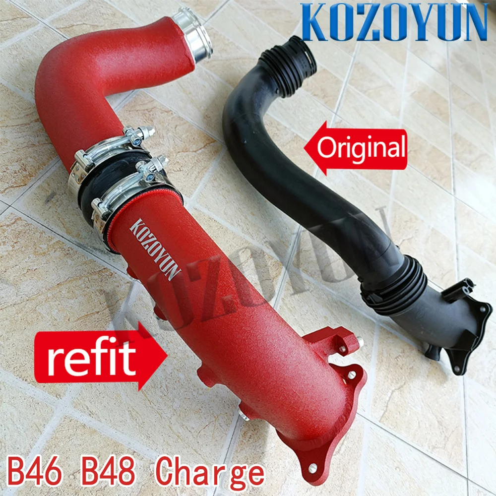 BMW B46 B48 2.0T X3 X4 G01 G02 X5 X6 G05 G06 Z4 G29 2.0T 20i 20ix 30i 30ix 2.0T용 흡기 파이프 터보 인터쿨러 파이프