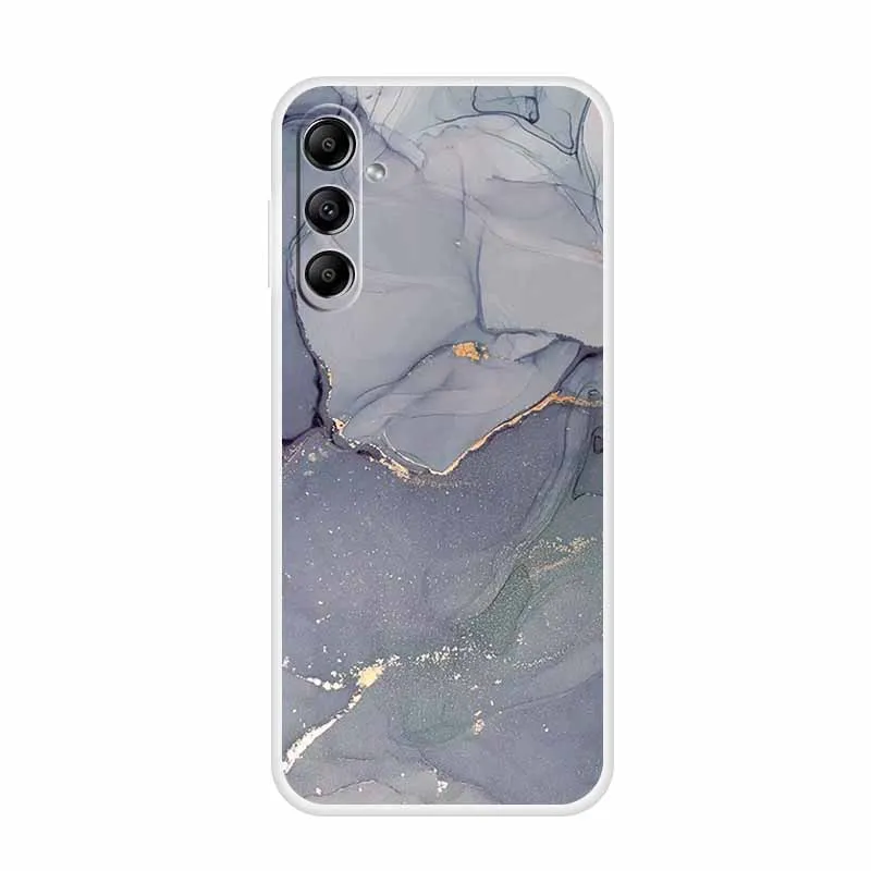 Marble Design Soft Silicone TPU Phone Case - Cartoon Print Cover