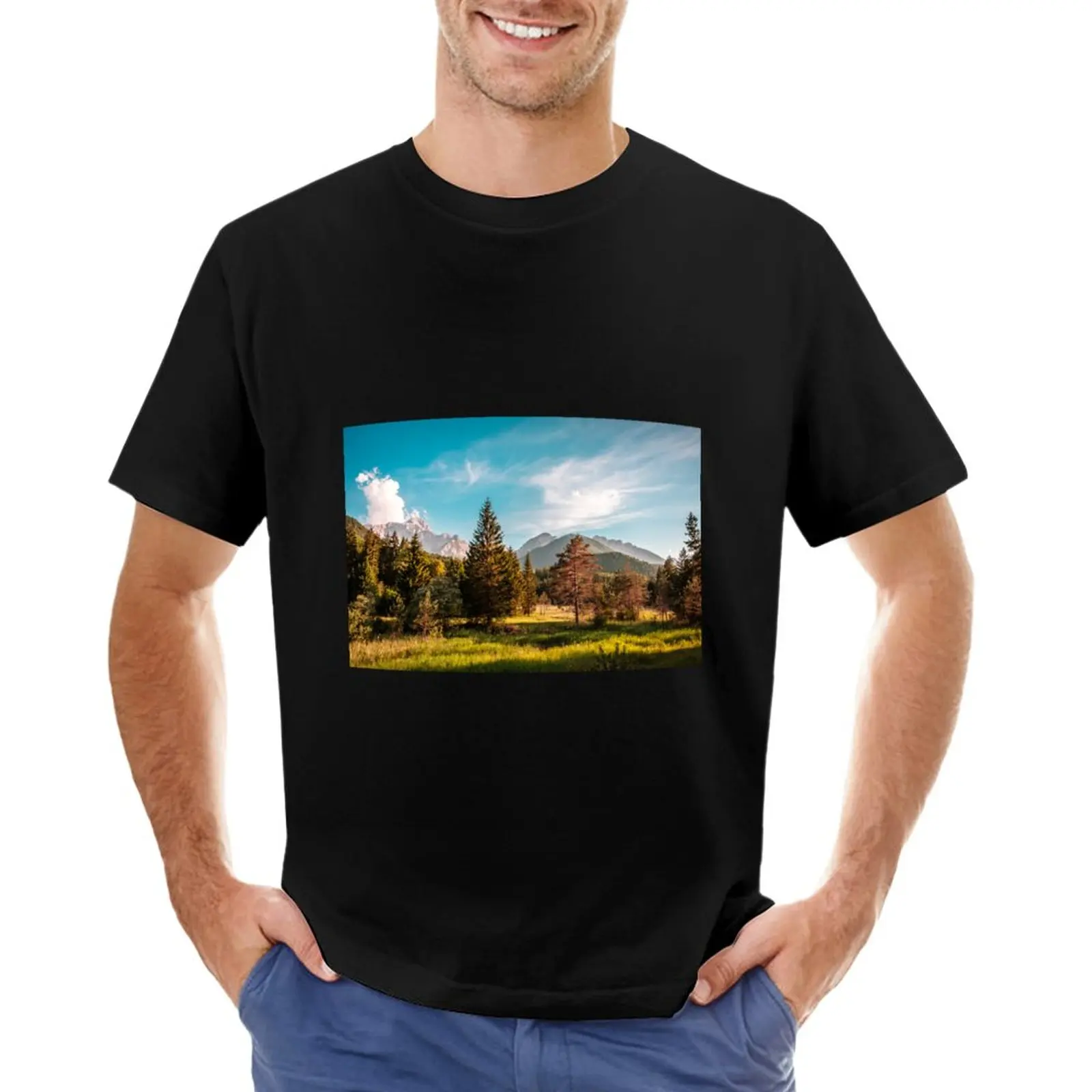 

Summer has arrived in the italian alps T-Shirt graphic t shirts anime clothes boys white t shirts men t shirt