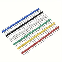 30PCS 40 Pin Breakable Pin Header 2.54mm Single Row Male Header Connector Kit PCB Pin Strip For Arduino - Image 3
