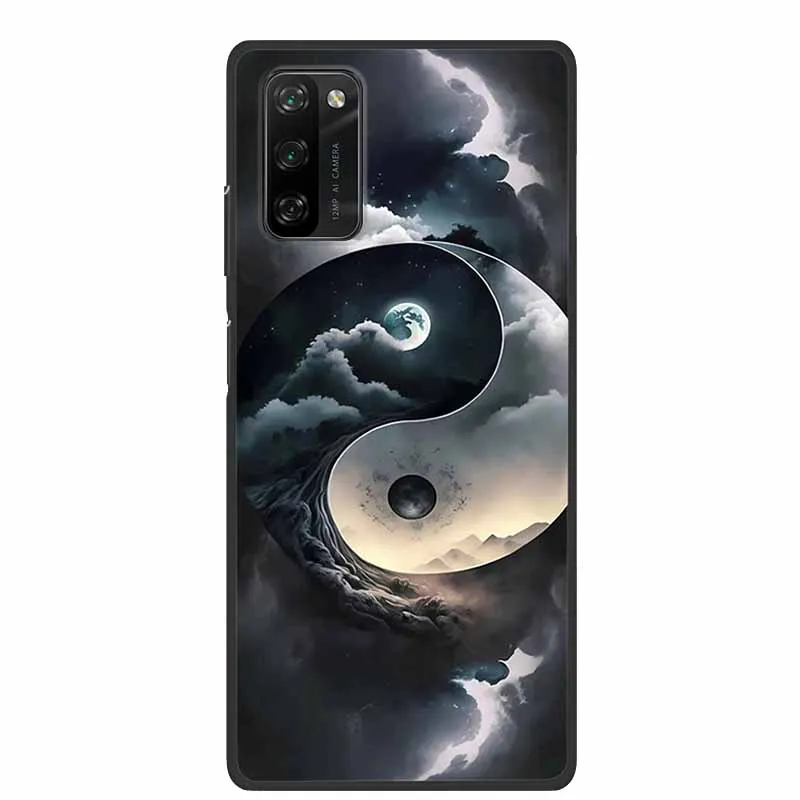 Stylish Black Silicone Phone Case - 6.67 Fashion Soft Back Cover
