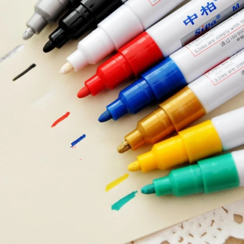 

Dropship Permanent Paint Marker Use on Car Wall Mug Aluminum Rod (8 Colors)
