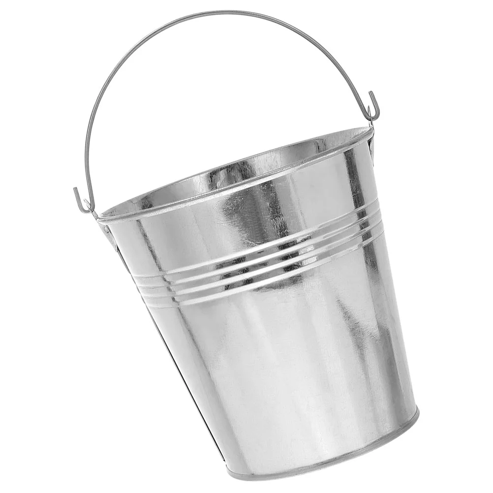 Multifunctional Small Bucket Ice Bucket French Fries Container Snack Holder Cookie Storage Food Barware Kitchen Garden Coolers