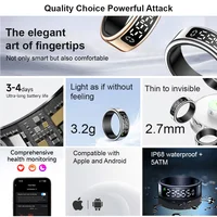 SY01 Smart Ring With LED Screen Bluetooth Health Monitoring Blood Oxygen Sleep Heart Rate Multi-sport Modes Waterproof IP68&5ATM - Image 5