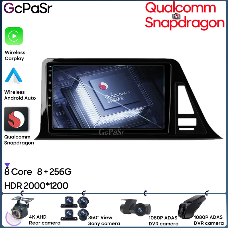 

Qualcomm Snapdragon Car Radio Android For Toyota C-HR CHR 2016 - 2020 GPS Navigation Auto Stereo Wifi Multimedia Player No 2din