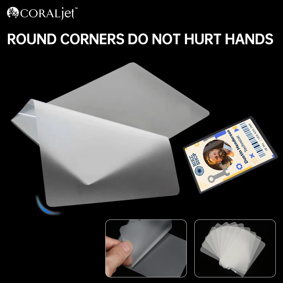 Coraljet Thermal Laminating Pouches Clear 50 Sheets A4 Size 3 Mil Waterproof Photo Paper Transparent Laminators lamination film
