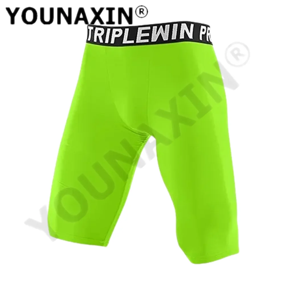 Men's Base Layer Sports Shorts Gym Basketball Pants Football Leggings Fitness Running Workout Training Quick-Dry S M L XL 2XL