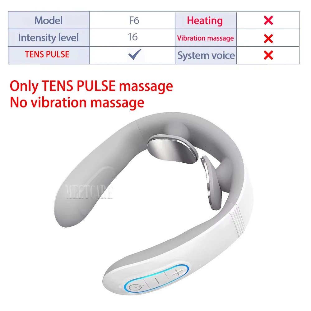 Smart Back Neck Massager TENS Pulse Shoulder Neck Massage Cervical Heating Relieve Pain Muscle Body Care