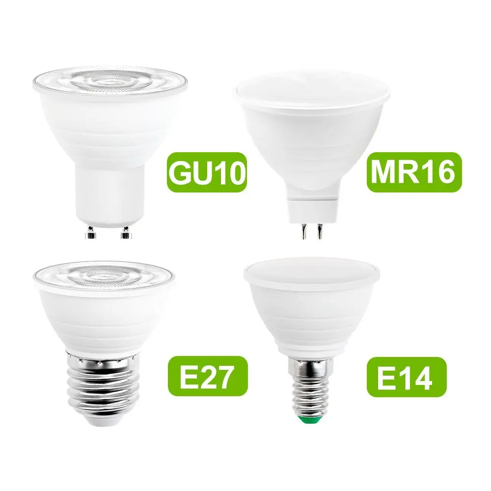 2pcs Bulb Led Light E27 Spotlight Gu10 Corn Lamp Mr16 Lampara Gu5.3 ...