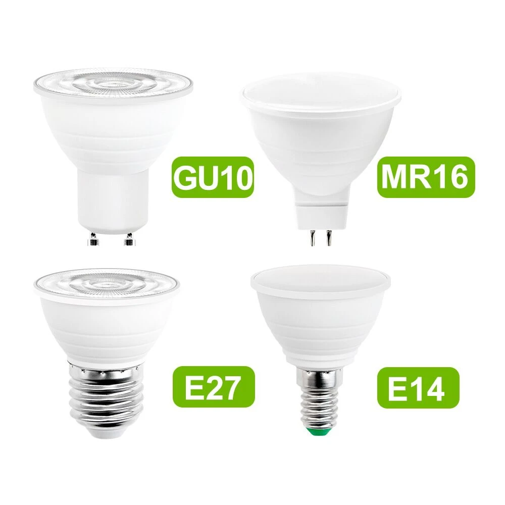 2pcs Bulb Led Light E27 Spotlight Gu10 Corn Lamp Mr16 Lampara Gu5.3
