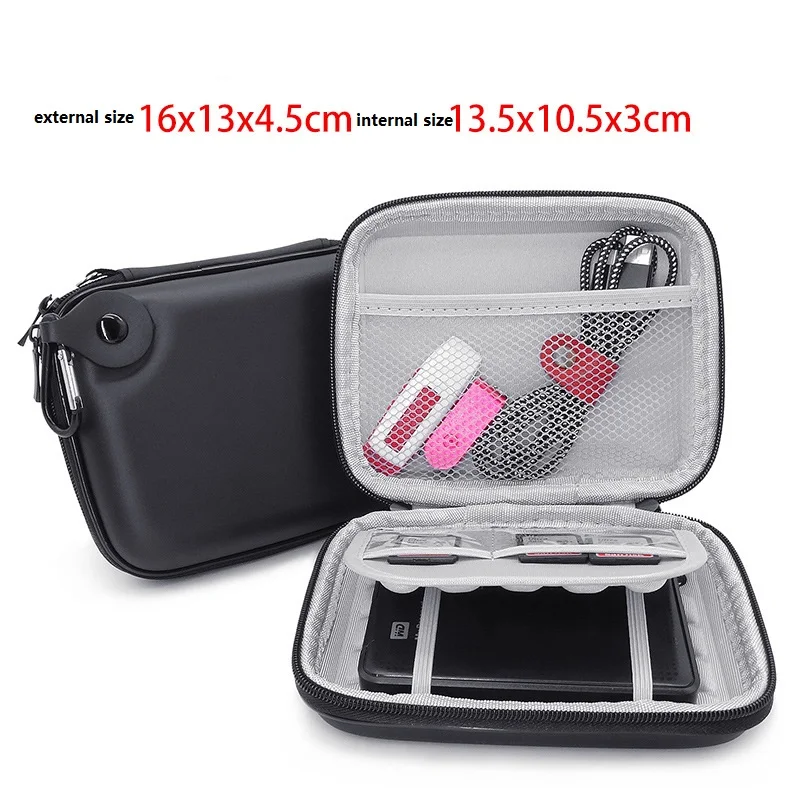 Shockproof Compact External Hard Drive Carrying Case