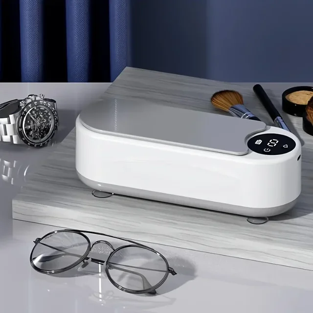 Multifunctional USB Charging Eyeglass Cleaner - 360° Ultrasonic Stereo Cleaning, Deep Cleans Glasses, Jewelry, Makeup Brushes 5