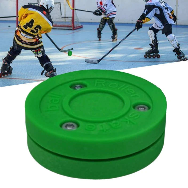 Reusable Biscuit Ice Hockey Puck Replacement Hockey Training Puck Street Roller Ice Sports Accessory 1PC hockey puck