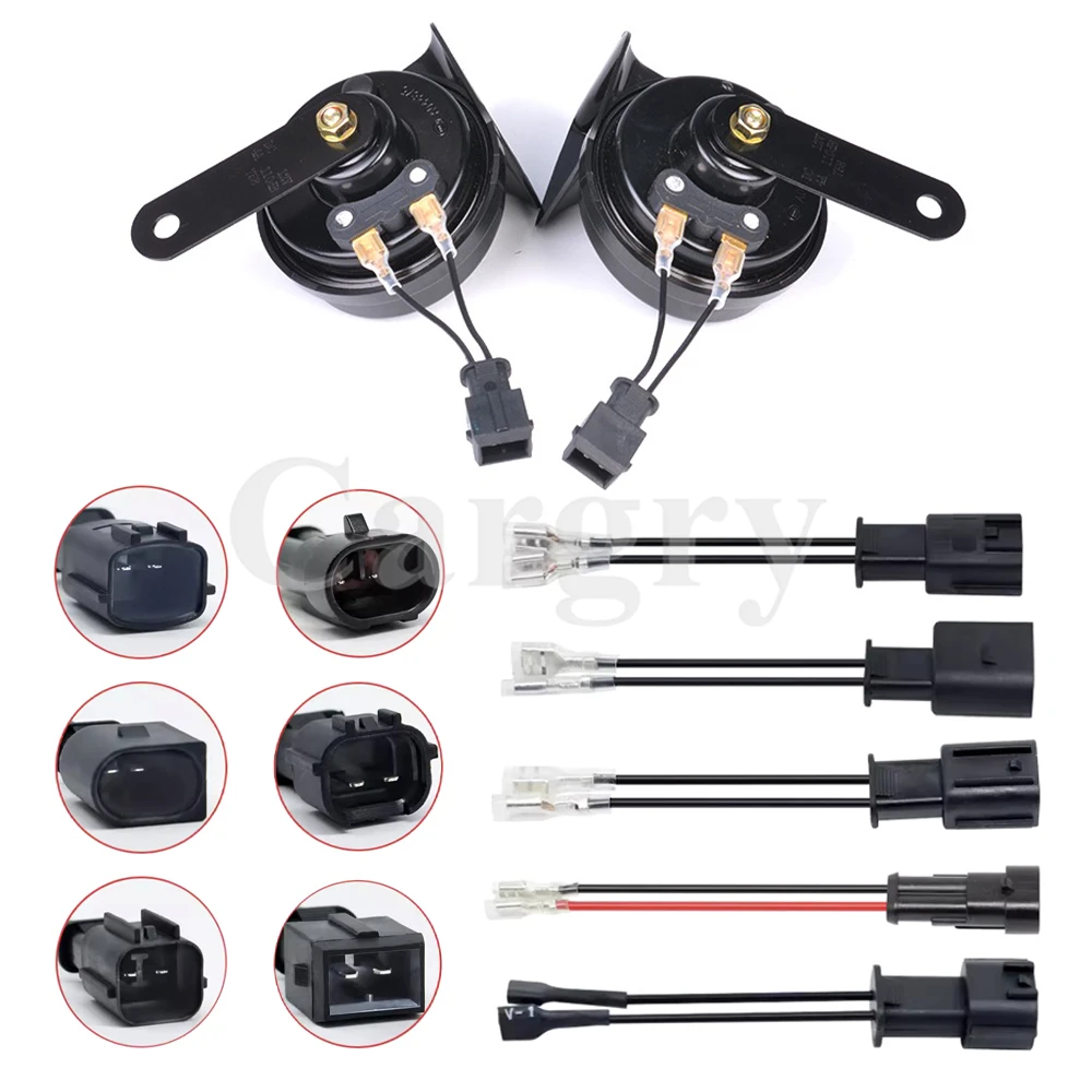 

1 Set 2P Car Horn Male Plug Automotive Audio Lossless Modification Socket For Honda Hyundai Kia Audi VW Auto Accessories