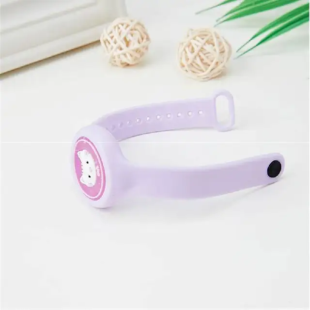 Szúnyogtaszító Hordható Karkötő Szúnyoggyilkos Anti Szúnyog Gyerekek Szilikon Óra Biztonságos Rajzfilm - Image 4