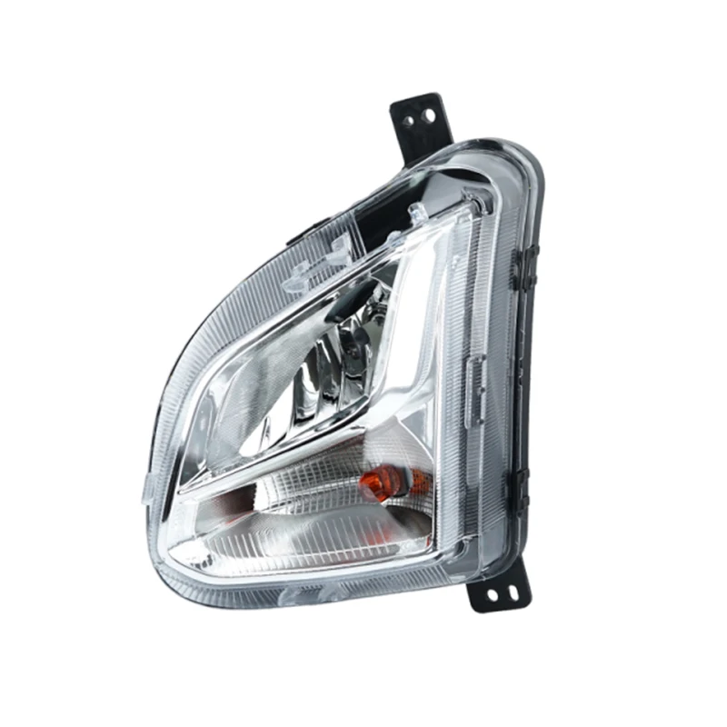 JX Front Bumper DRL Fog Lights For 2016-2017 Chevy Equinox Premier LTZ – Halogen, Clear Lens, Black Housing