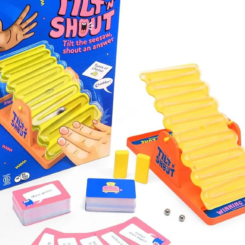 어린이를 위한 흔들 균형 보드 게임 가족 인터랙티브 시소 배틀 데스크탑 장난감..