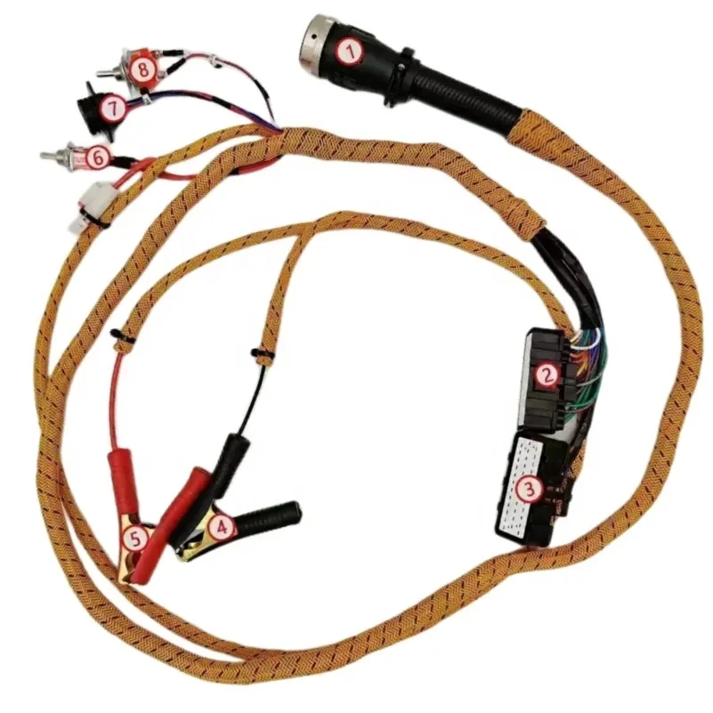 

Excavator harness For 210B 240B D6D7D6E7E Engine Start Test Line