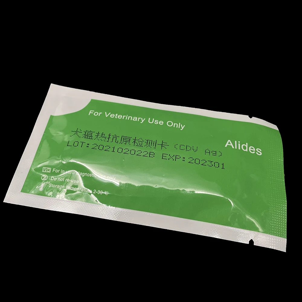 10PCS Canine CDV CPV Distemper Parvovirus Test Paper Kit Raid Strip Card Pet Dog Home Clinic Use Health Detection For Veterinary