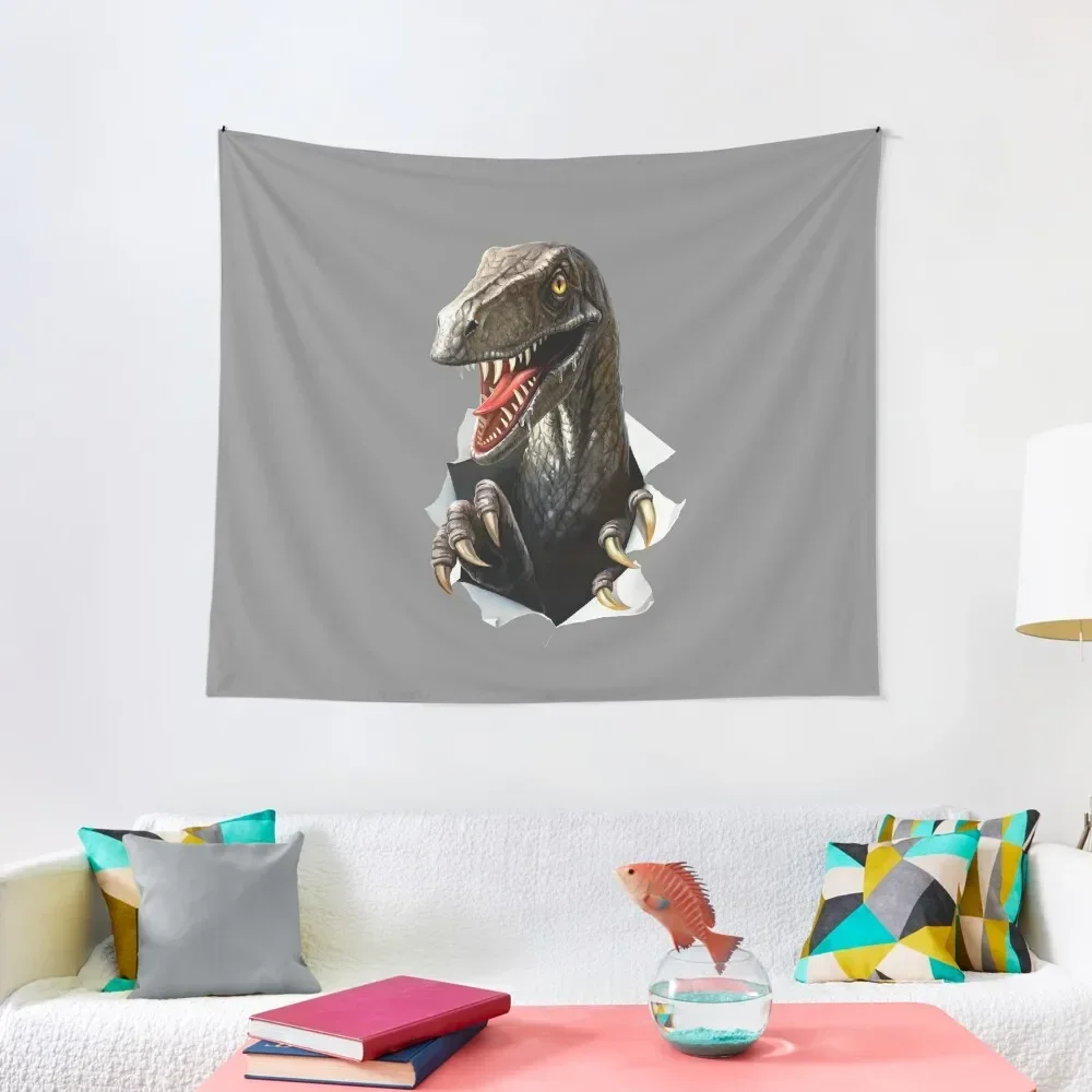

Velociraptor Dinosaur Tapestry Custom House Decorations Tapestry