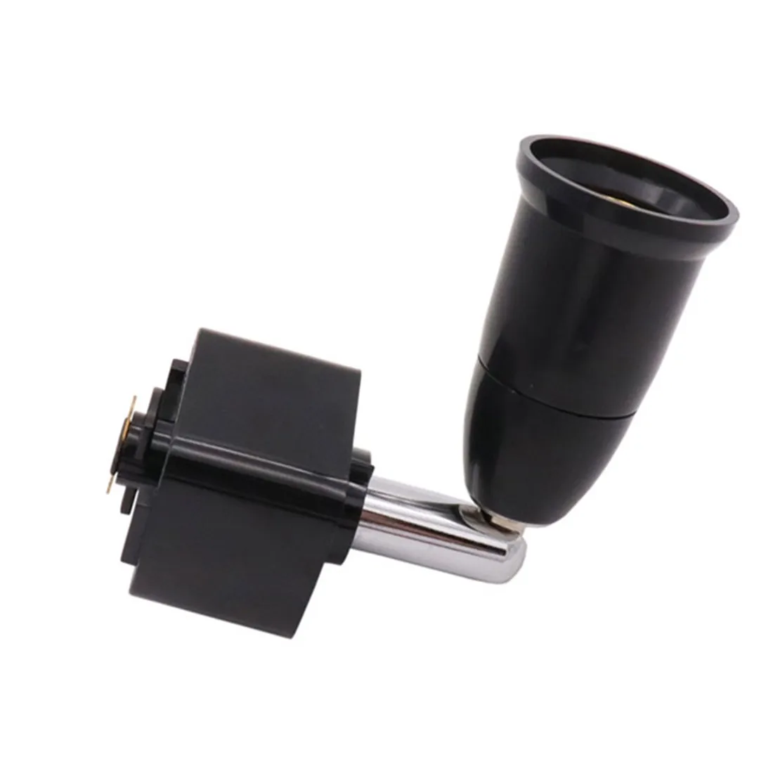 Black White Adjustable E27 Ceiling Track Lights Dimmable LED Track Lighting Fixture for Accent Task Wall Art Exhibition Lighting 4