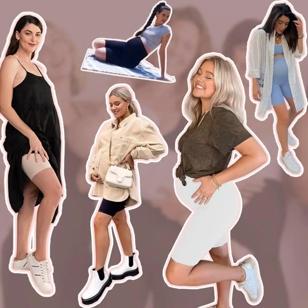 Summer hot-selling yoga maternity pants five-point high-waisted belly support pants fashion casual trousers leggings women