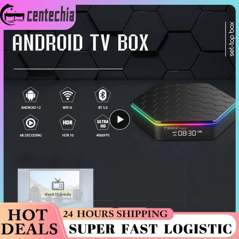 

Модный дизайн 64 Гб Улучшенная телеприставка 12,0 дюймов Wifi6 телеприставка T95z 4 Гб телеприставка простая в использовании 4 ГБ Android H618